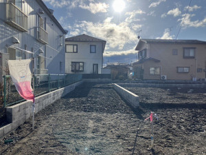 八戸市青葉、新築一戸建ての外観画像です