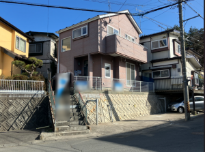 八戸市根城、中古一戸建ての外観画像です