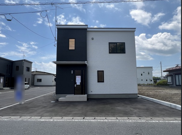 八戸市大字長苗代、新築一戸建ての外観画像です