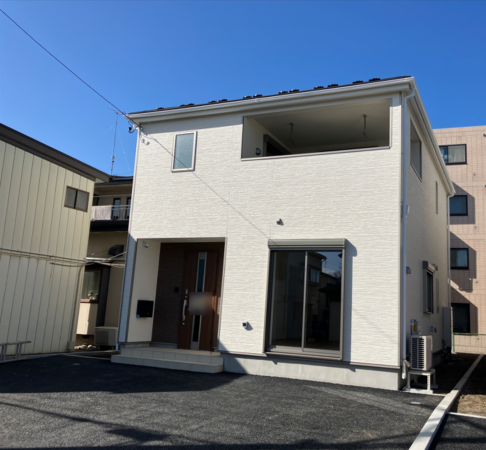 八戸市小中野、新築一戸建ての外観画像です