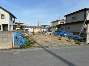 八戸市沼館、土地の外観画像です