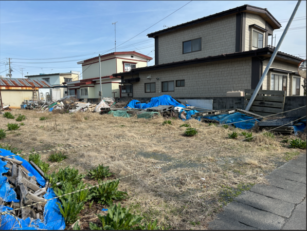 八戸市沼館、土地の外観画像です