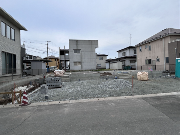 八戸市大字長苗代、新築一戸建ての外観画像です