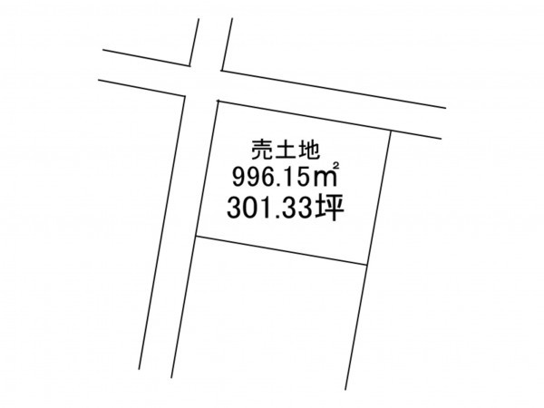 おいらせ町豊栄、土地の間取り画像です