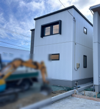 八戸市湊高台、新築一戸建ての外観画像です