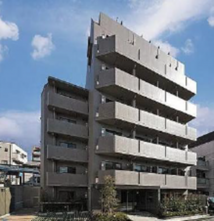 江東区毛利、マンションの外観画像です