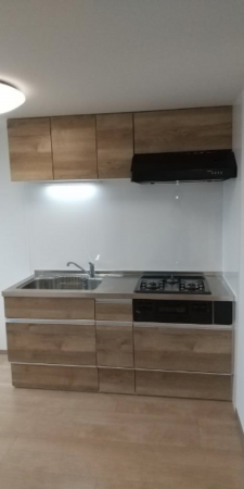 江東区東砂、マンションのキッチン画像です