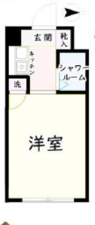 江東区亀戸、マンションの間取り画像です