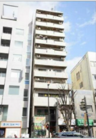 江東区亀戸、マンションの外観画像です