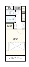 江東区南砂、マンションの間取り画像です