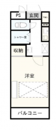 江東区南砂、マンションの間取り画像です