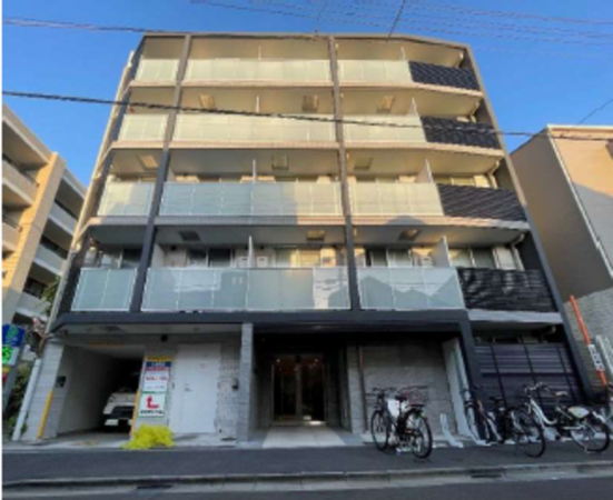 江東区亀戸、マンションの外観画像です