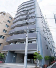 江東区亀戸、マンションの外観画像です