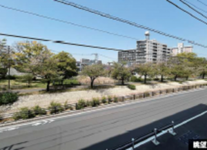 江東区東砂、マンションの周辺の街並み画像です
