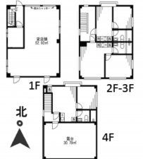 江東区扇橋、収益物件/マンションの間取り画像です