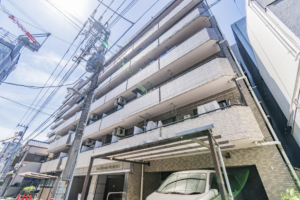 江東区大島、収益物件/店舗付住宅の外観画像です