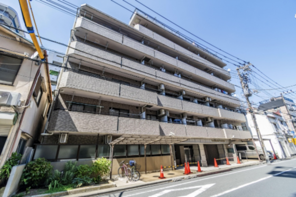 江東区大島、収益物件/店舗付住宅の外観画像です