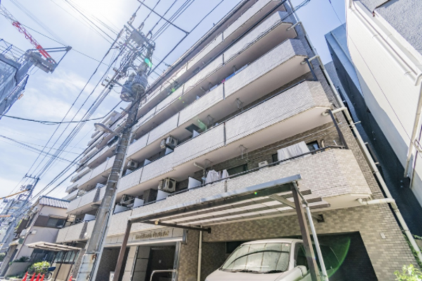 江東区大島、収益物件/店舗付住宅の外観画像です
