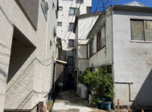 江東区亀戸、中古一戸建ての外観画像です