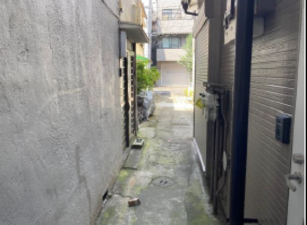 江東区亀戸、中古一戸建ての外観画像です