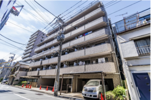 江東区大島、マンションの外観画像です
