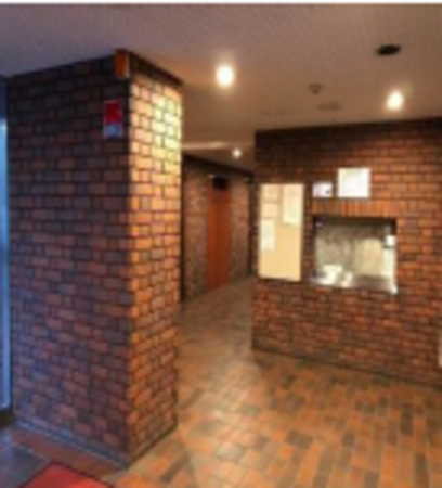 江東区大島、マンションのエントランス画像です