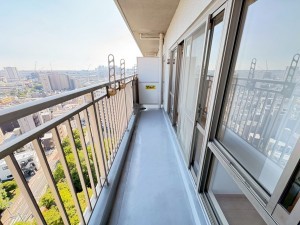 江東区南砂、マンションのバルコニー画像です