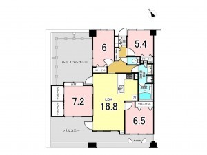 江東区南砂、マンションの間取り画像です