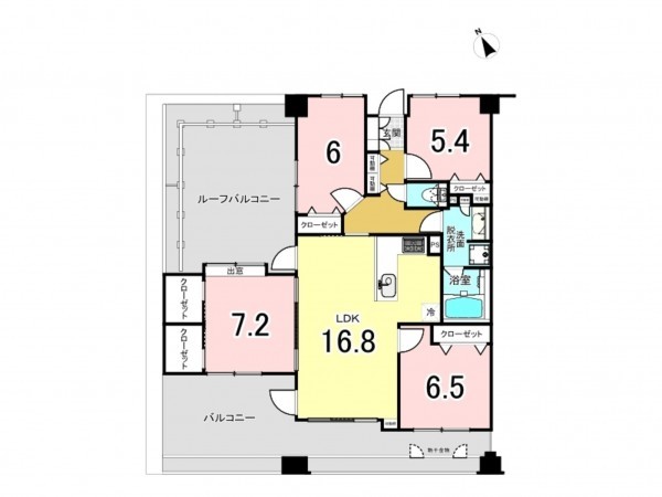 江東区南砂、マンションの間取り画像です