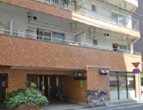 江東区亀戸、マンションの外観画像です