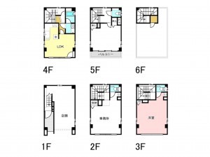江東区亀戸、中古一戸建ての間取り画像です