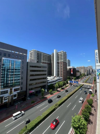 江東区亀戸、マンションの周辺の街並み画像です
