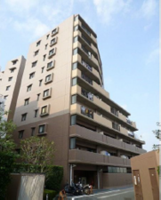 江東区亀戸、マンションの外観画像です