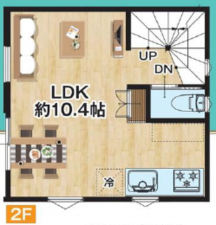 江東区大島、土地の建築プラン例画像です