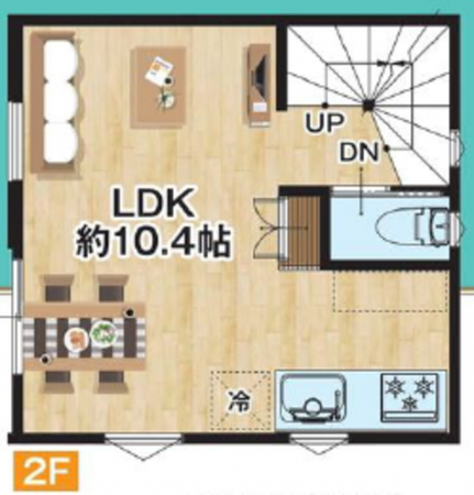 江東区大島、土地の建築プラン例画像です
