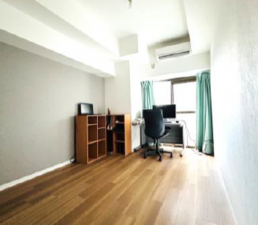 江東区亀戸、マンションの居間画像です