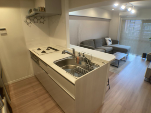 江東区東陽、マンションのキッチン画像です