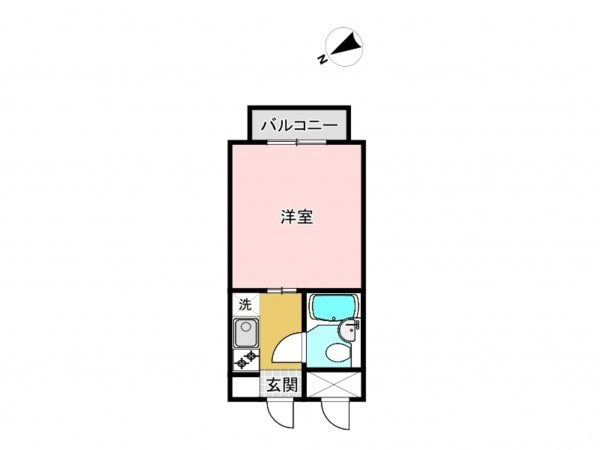 江東区南砂、マンションの間取り画像です