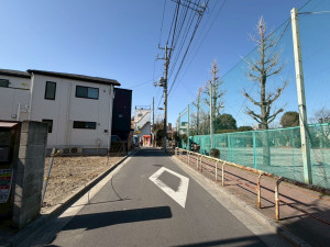 江東区北砂、土地の前面道路を含む現地写真画像です