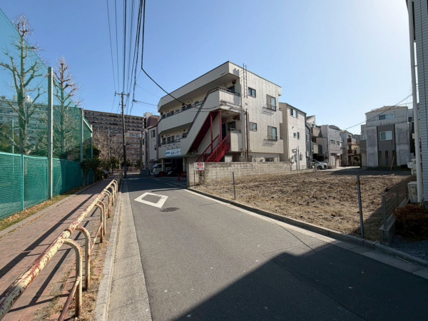 江東区北砂、土地の前面道路を含む現地写真画像です