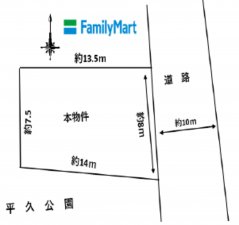江東区木場、土地の間取り画像です