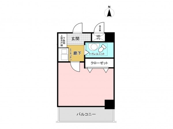 江東区大島、マンションの間取り画像です