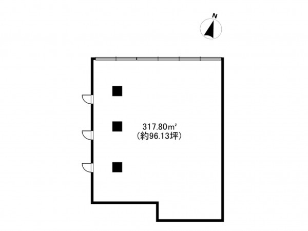 江東区東砂、収益物件/住宅付店舗の間取り画像です