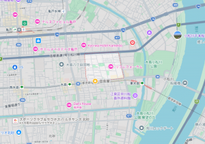 江東区大島、中古一戸建ての地図画像です