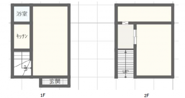 江東区北砂、中古一戸建ての間取り画像です