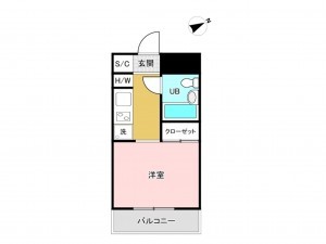 江東区南砂、マンションの間取り画像です