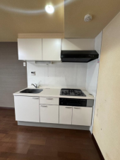 江東区亀戸、マンションのキッチン画像です