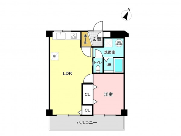 江東区三好、マンションの間取り画像です