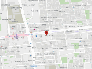 江東区大島、マンションの地図画像です