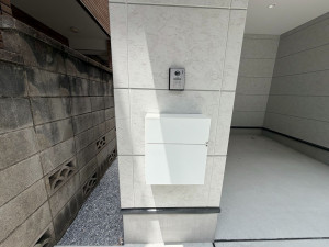 江東区南砂、新築一戸建ての玄関画像です